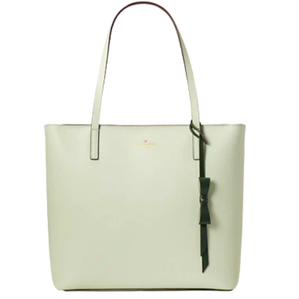 Mint-colored Kate Spade tote handbag